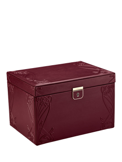 WOLF x Liberty Large Jewellery Box - view 2, Burgundy