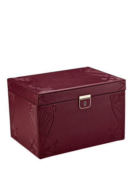WOLF x Liberty Large Jewellery Box - view 2, Burgundy
