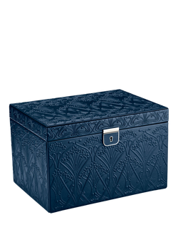 WOLF x Liberty Large Jewellery Box - view 2, Navy