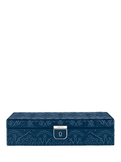 WOLF x Liberty Medium Jewellery Box, Navy