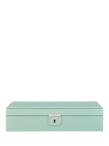 WOLF x Liberty Julia Medium Jewellery Box, Sage, Sage