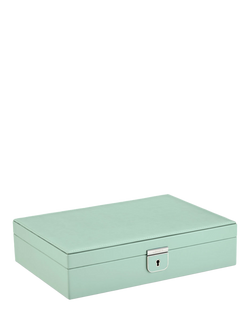 WOLF x Liberty Julia Medium Jewellery Box, Sage - view 2, Sage