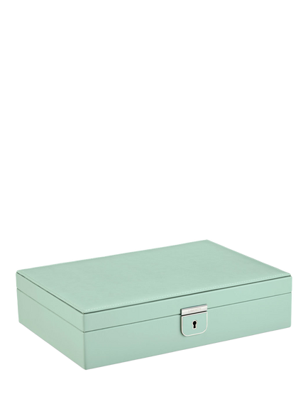 WOLF x Liberty Julia Medium Jewellery Box, Sage - view 2, Sage