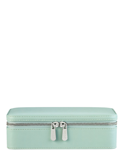 WOLF x Liberty Julia Medium Jewellery Zip Case, Sage, Sage