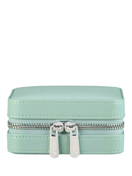 WOLF x Liberty Julia Small Jewellery Zip Case, Sage, Sage