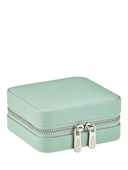 WOLF x Liberty Julia Small Jewellery Zip Case, Sage - view 2, Sage
