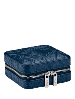 WOLF x Liberty Small Jewellery Zip Case - view 2, Navy
