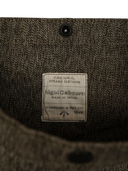 Nigel Cabourn Swiss Army Canvas Cross Body Bag, Dark Green - view 2, Dark Green