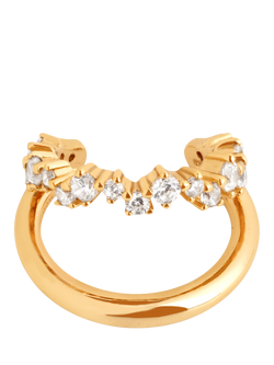 Astrid & Miyu Illusion Spiral Ear Cuff, Yellow Gold, Yellow Gold