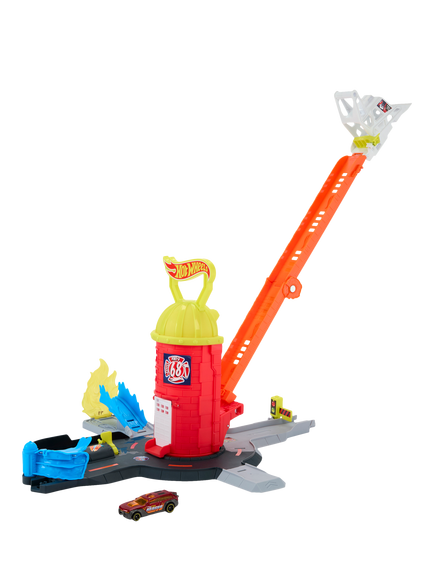 Hot Wheels City Super Fire Station Rescue Playset - view 2, Multi