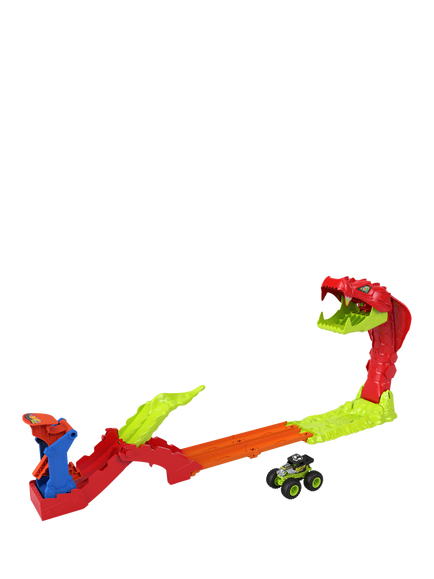 Hot Wheels Monster Trucks Snake Slam Takedown Playset, Multi