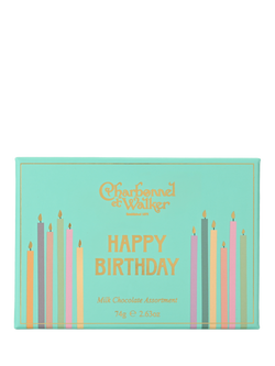 Charbonnel et Walker Happy Birthday Milk Chocolate Assortment, 75g - view 2, Multi