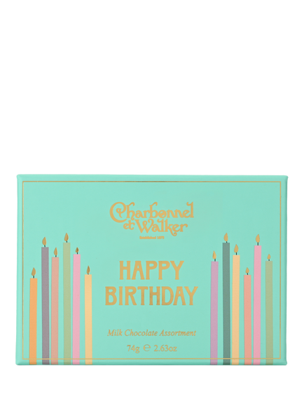 Charbonnel et Walker Happy Birthday Milk Chocolate Assortment, 75g - view 2, Multi