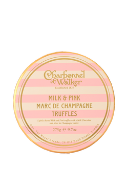 Charbonnel et Walker Milk & Pink Champagne Truffles, 275g - view 2, Multi