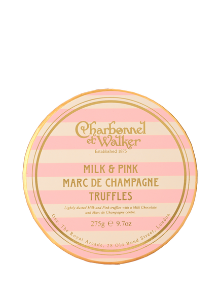 Charbonnel et Walker Milk & Pink Champagne Truffles, 275g - view 2, Multi