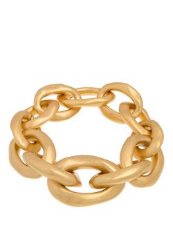 Reiss Tyla Tumbled Chain Bracelet, Gold, Gold