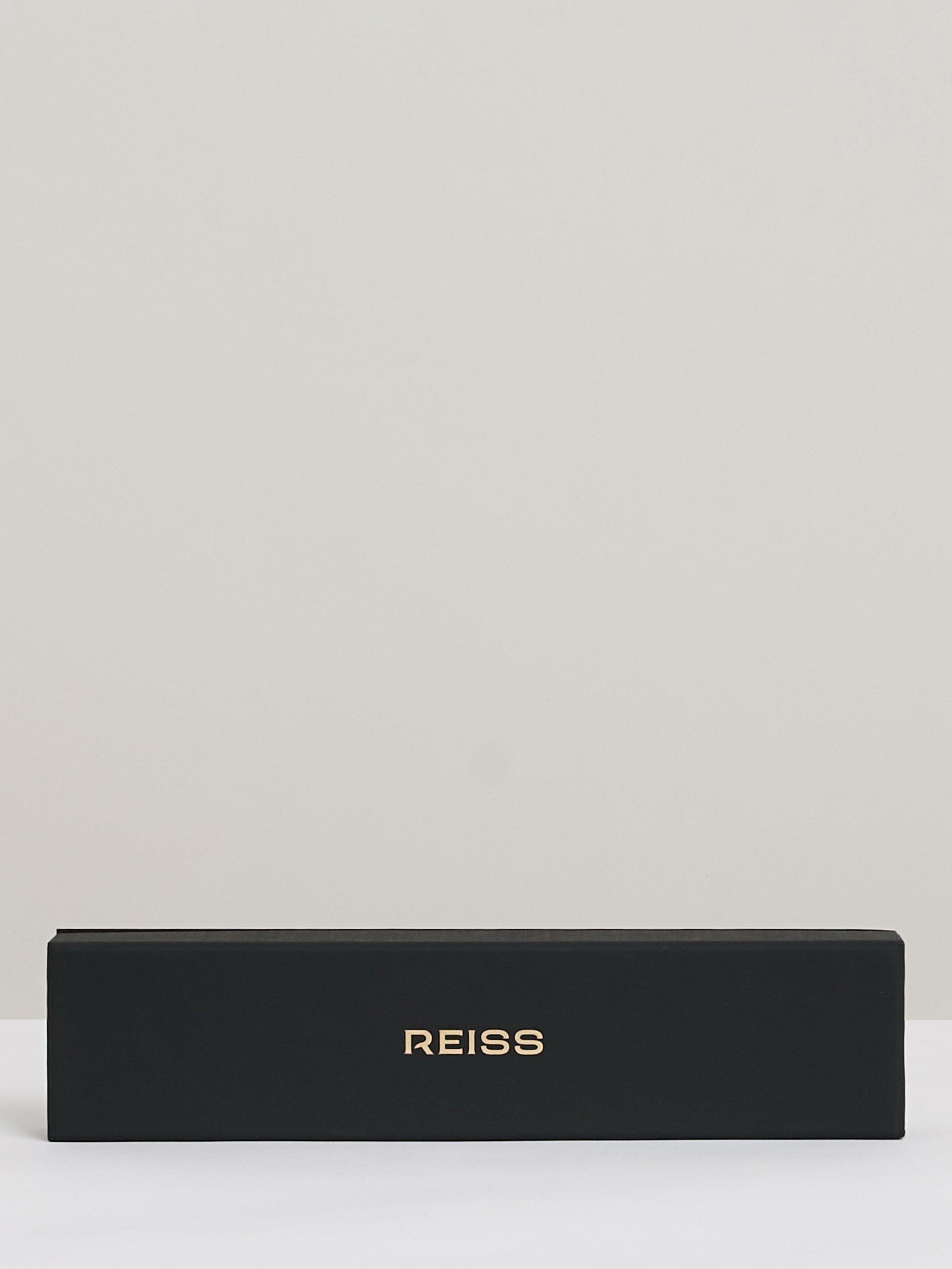 Product image 5 of 5, which shows Reiss Tyla Tumbled Chain Bracelet, Gold