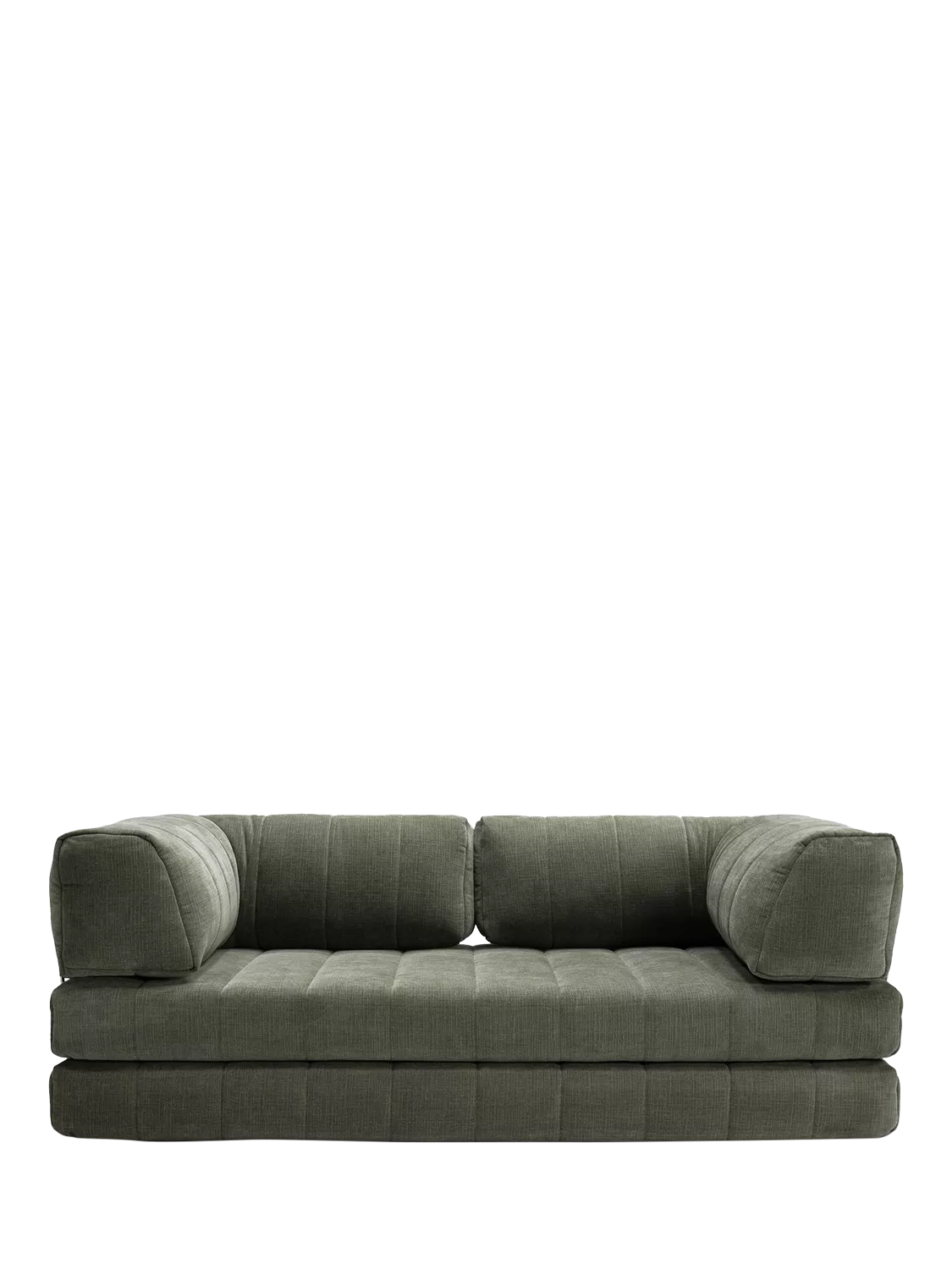 Innovation Living Cozy Pad Sofa Bed, Esina Olive 413