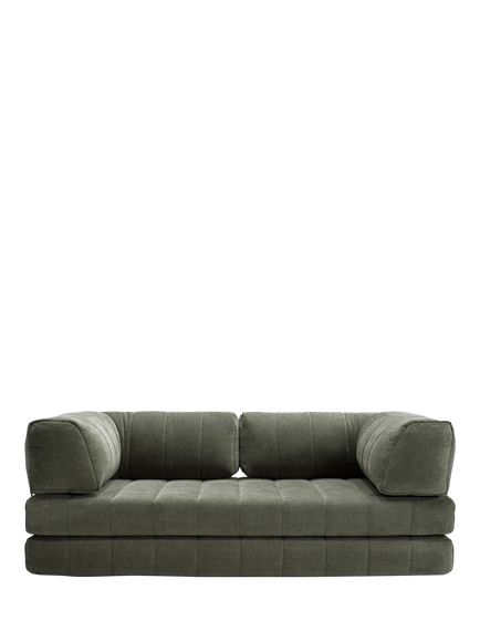 Innovation Living Cozy Pad Sofa Bed, Esina Olive 413, Esina Olive 413