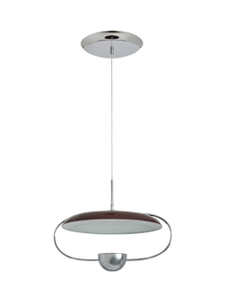 MADE Brando Pendant Ceiling Light, Brown/Chrome - view 2, Brown