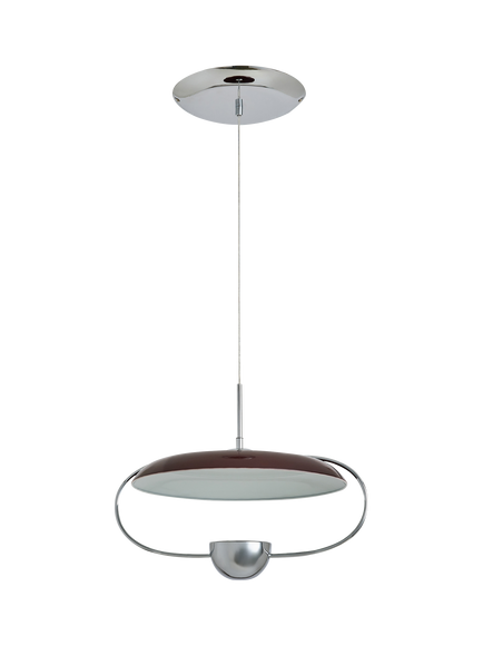 MADE Brando Pendant Ceiling Light, Brown/Chrome - view 2, Brown