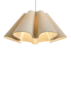 MADE Caspian Easyfit Ceiling Shade, Cream, Cream