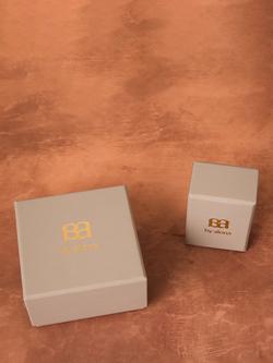 By Alona Orbit Beaded Shell Necklace, Tigers Eye Gold - view 2, Tigers Eye Gold