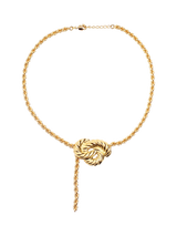 By Alona Ursula Braided Necklace, Gold