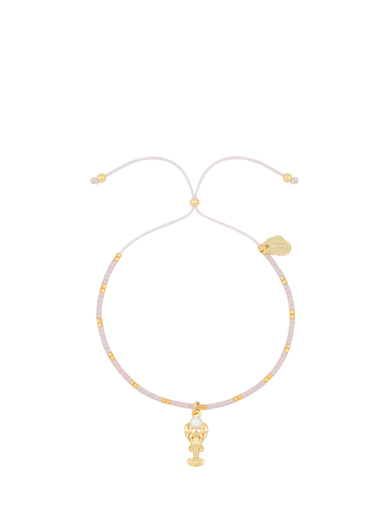 Estella Bartlett My Lobster Miyuki Beaded Bracelet, Gold, Gold