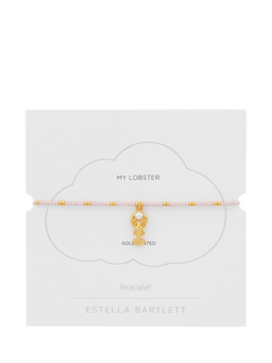 Estella Bartlett My Lobster Miyuki Beaded Bracelet, Gold - view 2, Gold