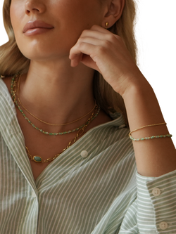 Estella Bartlett The Edit Faceted Duo Bracelet, Gold - view 2, Gold