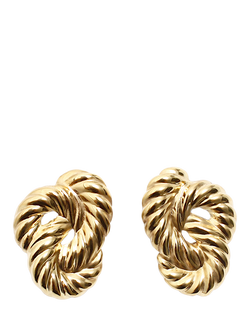 By Alona Lolita Braided Earrings, Gold, Gold