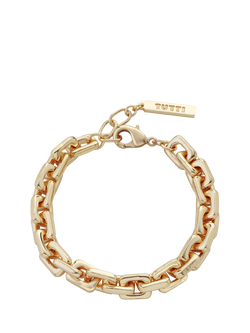 TUTTI Square Link Chain Bracelet, Gold, Gold