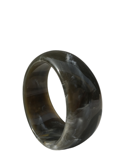 TUTTI Statement Bangle, Grey - view 2, Grey
