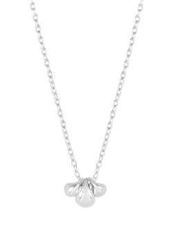 Estella Bartlett Just For You Tiered Drop Necklace, Silver, Silver