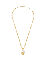 Estella Bartlett THE EDIT Coin and Pearl Pendant Necklace, Gold