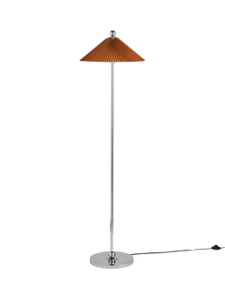 MADE Jolene Pleat Shade Floor Lamp, Rust - view 2, Rust