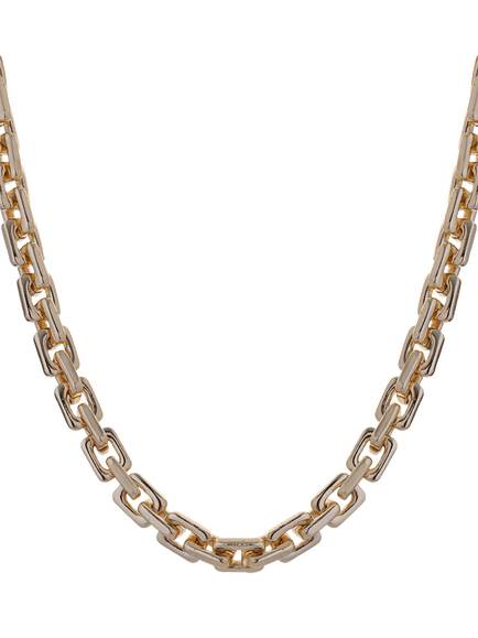 TUTTI Square Link Chain Necklace, Gold, Gold