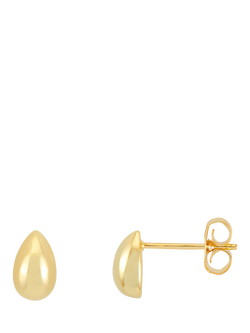 Estella Bartlett Mini Teardrop Stud Earrings, Gold, Gold