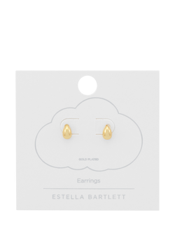 Estella Bartlett Mini Teardrop Stud Earrings, Gold - view 2, Gold