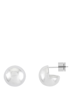 Estella Bartlett The Edit Maxi Ball Stud Earrings, Silver