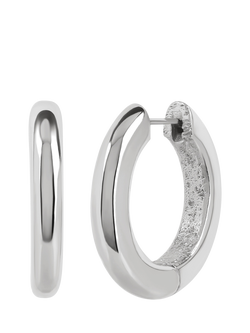 TUTTI Hoop Earrings, Silver, Silver