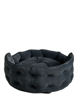 Joules Chesterfield Velvet Ped Bed - view 2, 