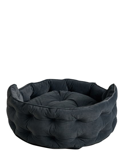Joules Chesterfield Velvet Ped Bed - view 2, 