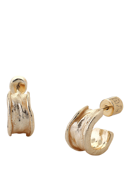 TUTTI Small Hoop Earrings, Gold