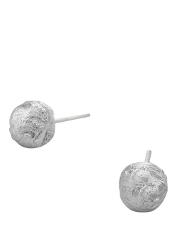TUTTI Ball Stud Earrings, Silver, Silver