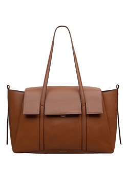 Radley The Chancery Leather Large Shoulder Bag, Brown, Cognac