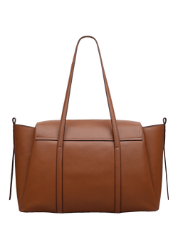 Radley The Chancery Leather Large Shoulder Bag, Brown - view 2, Cognac