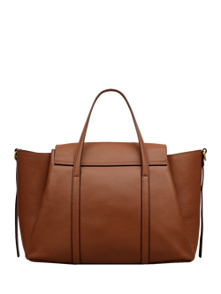 Radley The Chancery Leather Grab Bag, Brown - view 2, Cognac