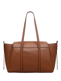 Radley The Chancery Leather Medium Shoulder Bag, Brown - view 2, Cognac